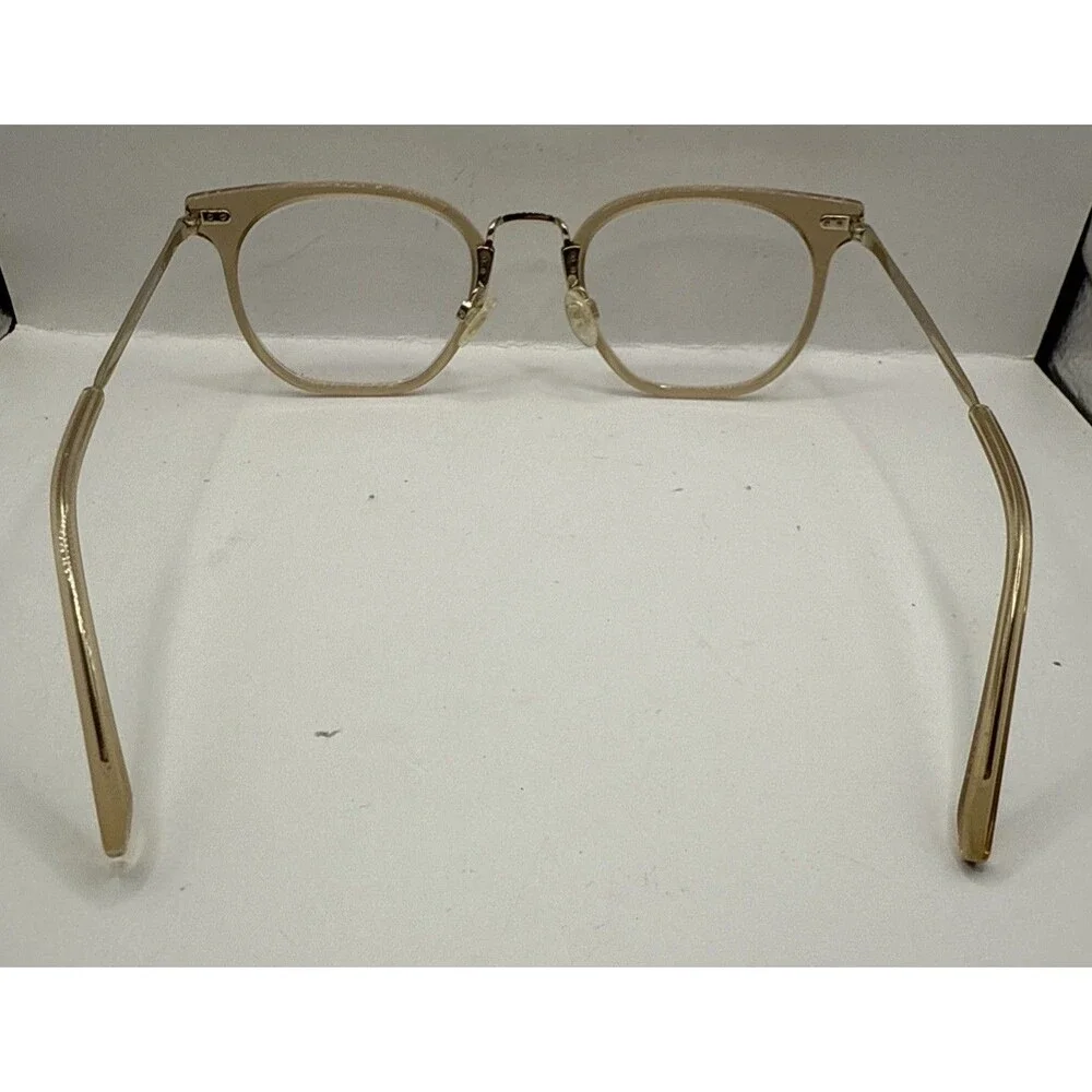 Warby Parker Eyeglasses Halton M 1177 Nutmeg Crystal/Riesling Square 50-22 145